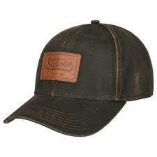 Stetson Baseball Cap CO/PES Leather Patch